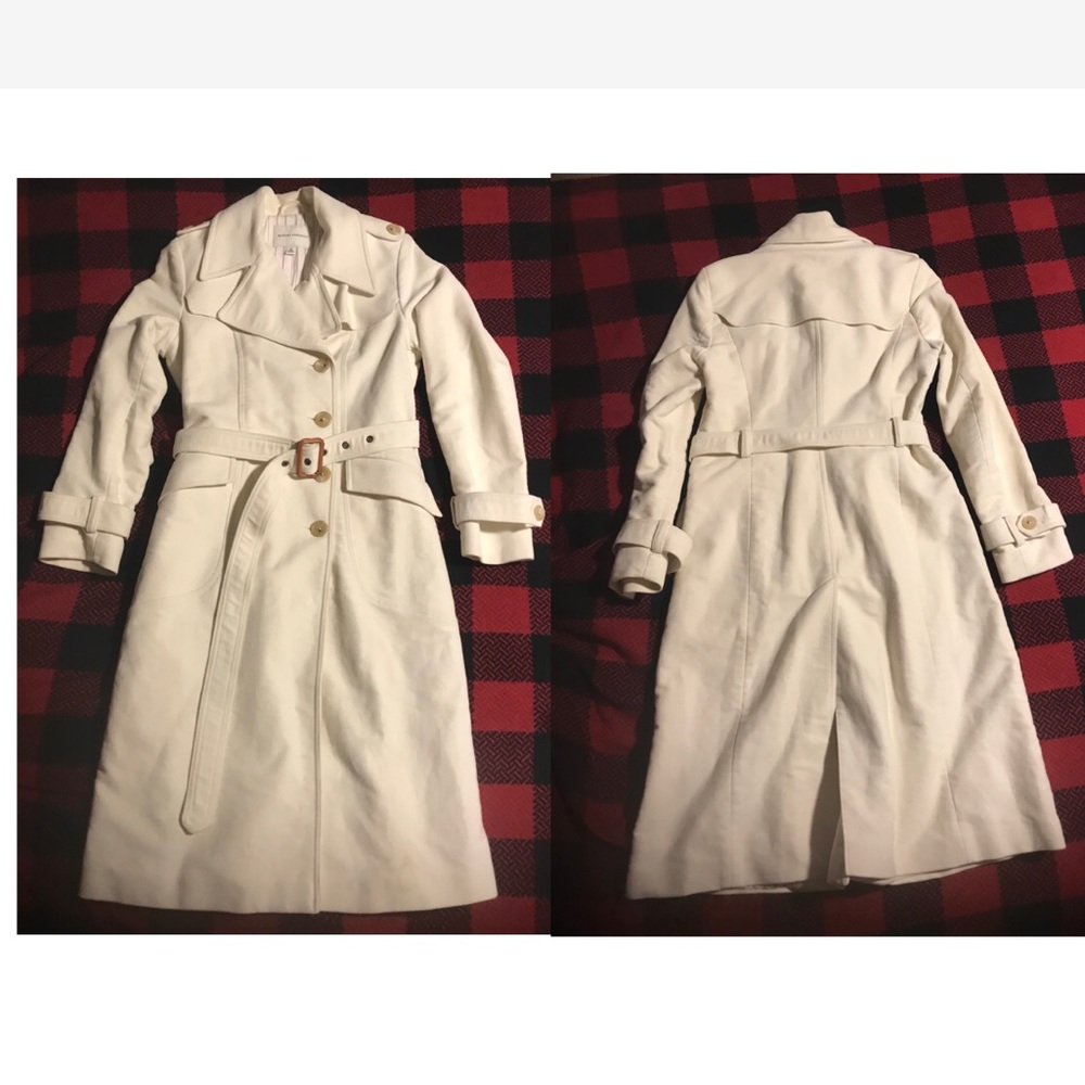 Banana Republic Cream Trench Coat